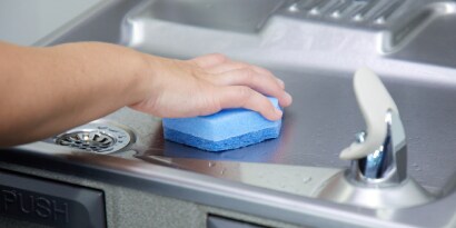 Scotch-brite low scratch scour sponge 3001HEX
