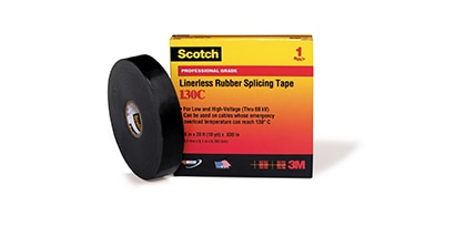 Scotch® 130C Linerless Rubber Splicing Tape 

