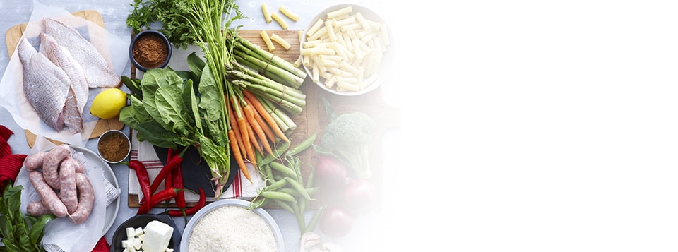 A variety of chicken and vegetables