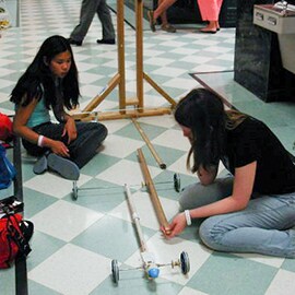 Jo prepares for a high school Science Olympiad competition in an event called the Scrambler.