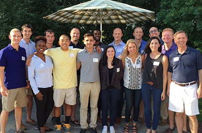 3M CFO Nick Gangestad with 3M Finance undergraduate and MBA interns based in St. Paul.