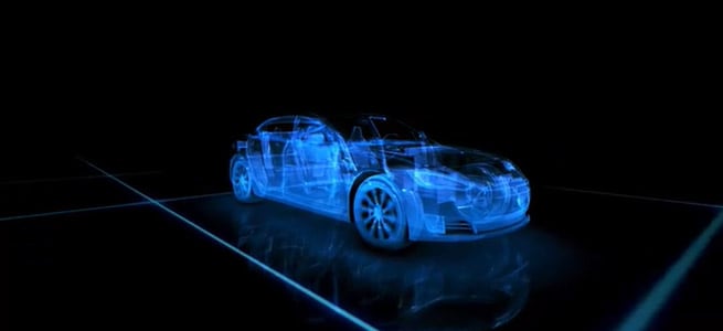 Digital scan of a car
