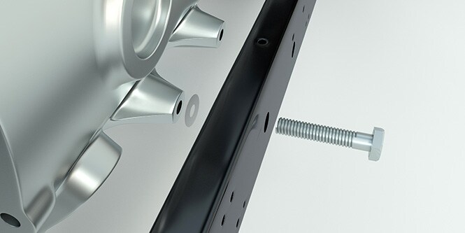 eMotor friction shim application
