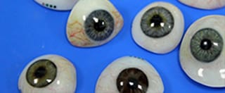 Image of artificial eyeballs