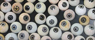 Image of artificial eyeballs