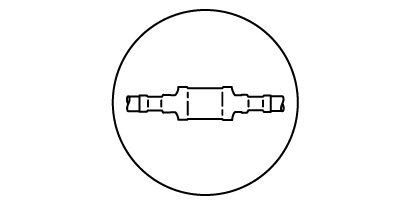 High Voltage Splice illustration in a circle
