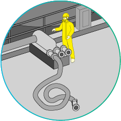 Chemical Treatment Process Icon