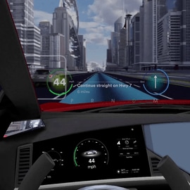 Future HUD benefits for the vehicle driver