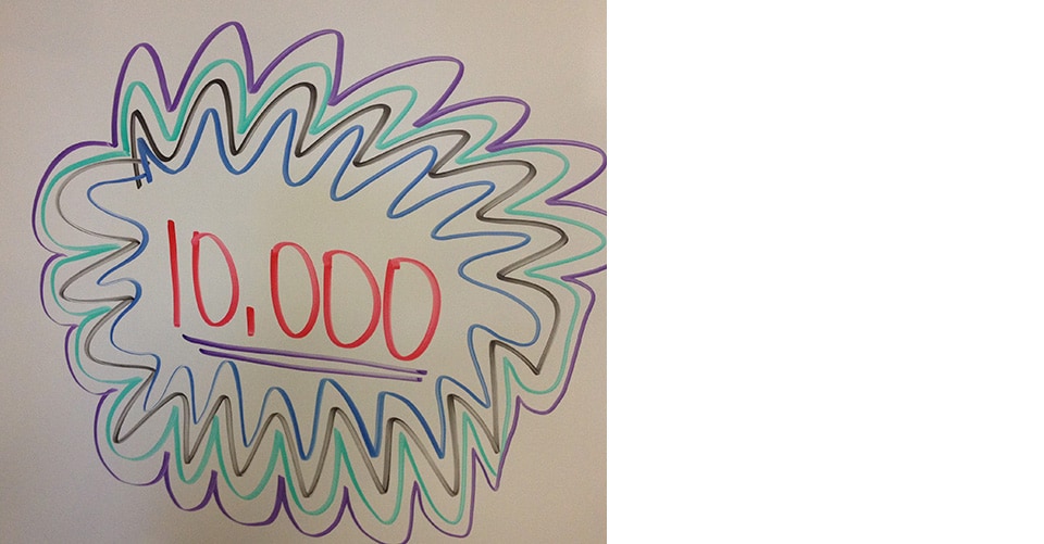 Celebrating the 10,000th tour of the 3M Innovation Center in St. Paul, MN.