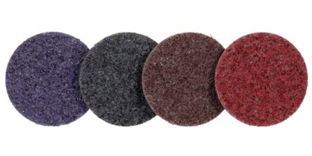 Image showing 4  Scotch-Brite™ Precision Heavy Duty Surface Conditioning Discson white background
