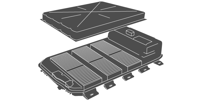 Bolt on battery mounting system

