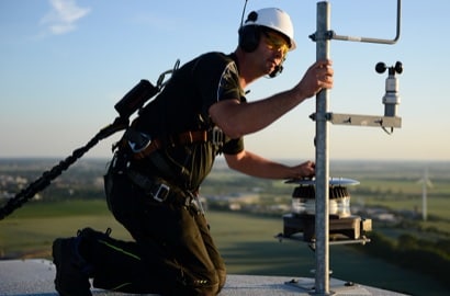 Worker wearing PPE equipment