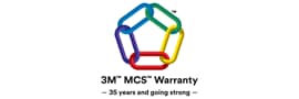 3M MCS Warranty icon, a set of five multicolored chains interlocked in a circle.