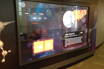 Display about 3M&rsquo;s Carlton Society members in the Innovation Center in St. Paul, Minnesota.