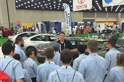 Dan Wittek at the 2016 SkillsUSA competition.