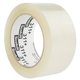 Image  of a roll of Scotch® Box Sealing Tape 311+, designed for cold-temperature application