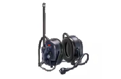 3M PELTOR WS LiteCom Plus Headset MT73H7P3E4610WS6NA, Hard Hat Attached