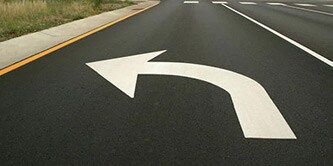 Road markings
