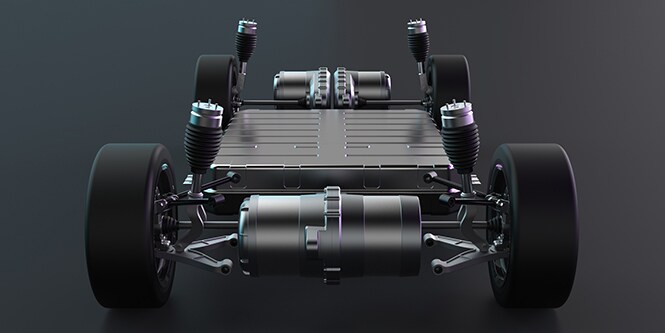 Electric vehicle chassis for eMobility
