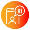 Mobile chat icon