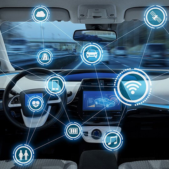 Digital display graphic, preventing electromagnetic interferenceEMI solution diagram
