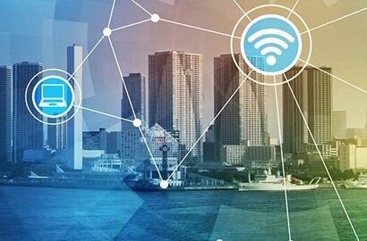 showing a network of connectivity between devices