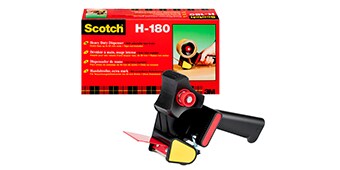 Image a red manual tape dispenser
