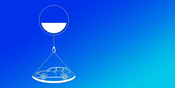 Lightweighting car on a scale
