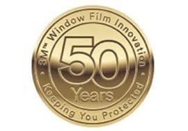 50 years of expertise gold emblem