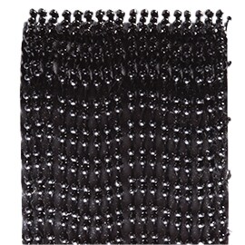 Close up on the stem density of a 3M Dual Lock fastener.