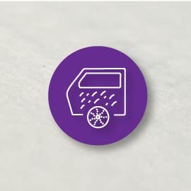 icon over close up image of inconsistent scratch profile