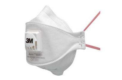 3M Aura Particulate Respirator, FFP3, Valved, 9332+