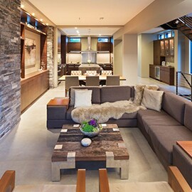 Interior of home owned by Ashii Vrohidis and her husband in Minneapolis, Minnesota