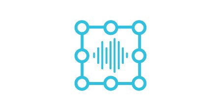 Protect critical information displays and help improve system longevity icon of a box with sound waves in it.
