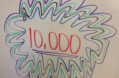 Celebrating the 10,000th tour of the 3M Innovation Center in St. Paul, MN.