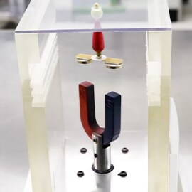 Video thumbnail of a demonstration of 3M magnetic shielding in action