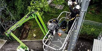 Fall protection is needed when working on mobile elevating work platforms
