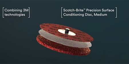 Video image of Scotch-Brite™ Precision Surface Conditioning Disc
