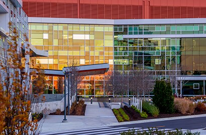 Outside of the newest R&D lab space on the 3M Campus in St. Paul.
