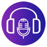 headphones and microphone icon