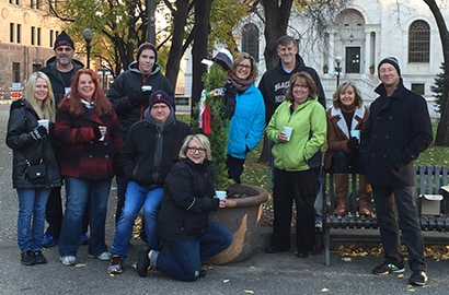 Stacy Claussens and her group