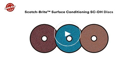 Video image of Scotch-Brite™ Surface Conditioning SC-DH Disc

