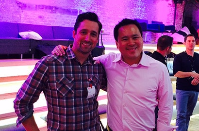 Jeff Stender with Jeremiah Owyang, founder of Crowd Companies.