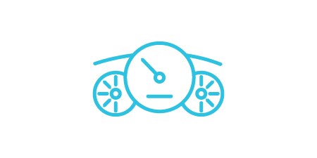 Bring brilliance and performance icon of a vehicle information display.

