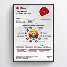 Picture of 3M Best practice & safe use of abrasives poster
