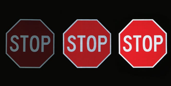 Stop signs

