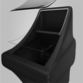 Thin bond tapes secure vehicle displays