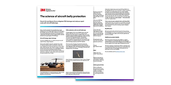 The Science of Aircraft Belly Protection article.
